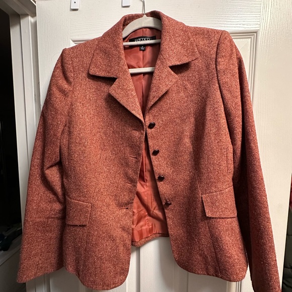 Kasper Jackets & Blazers - Kasper Women's Orange/rust Blazer